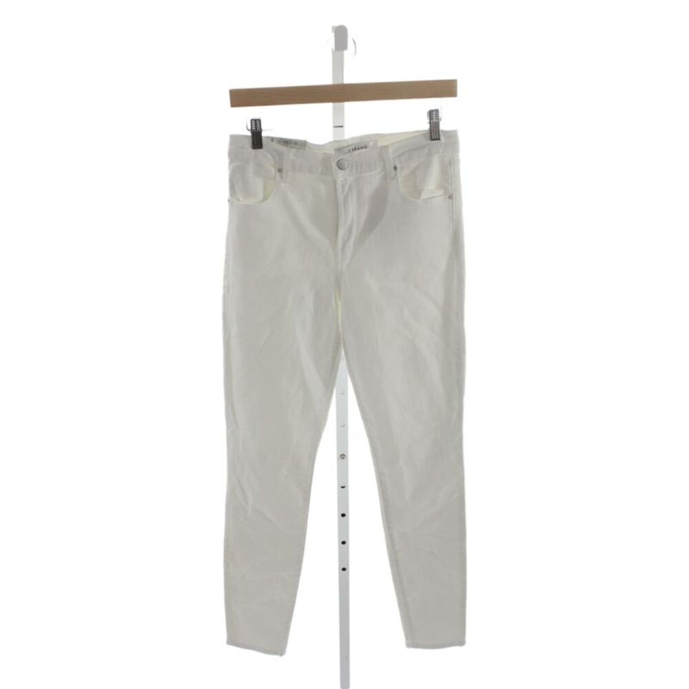 J Brand Women Skinny Jeans White Mid Rise Size 29